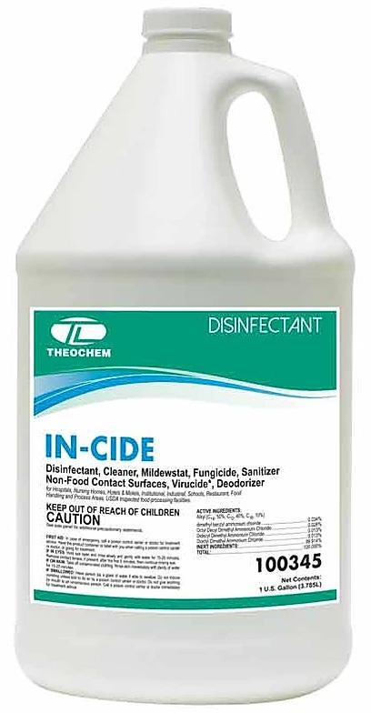 Theochem® Labs In-Cide Disinfectant Cleaner, 1 Gallon FROM $15.99